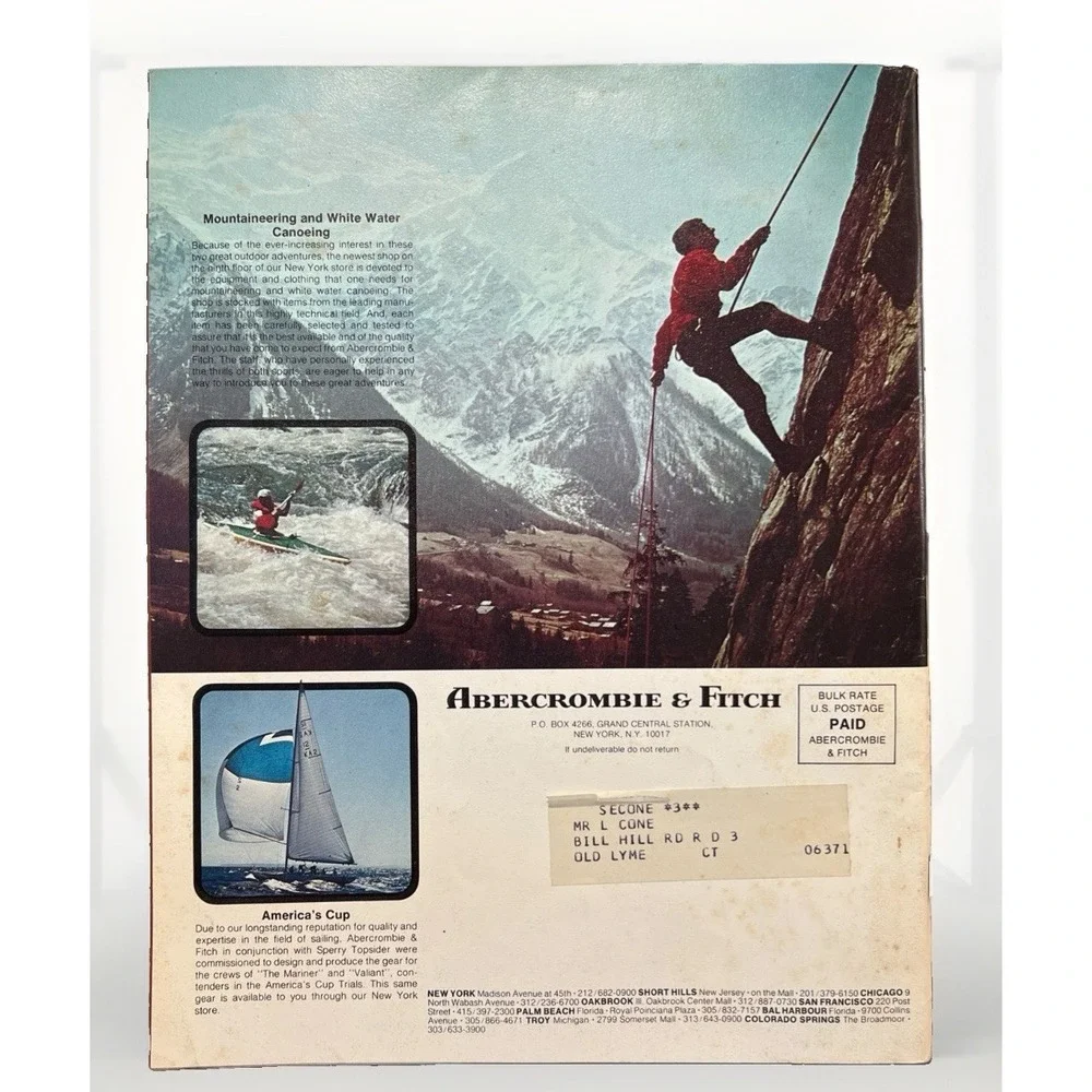 Abercrombie & Fitch The Blazed Trail 1974 Vintage Sporting Goods Catalog